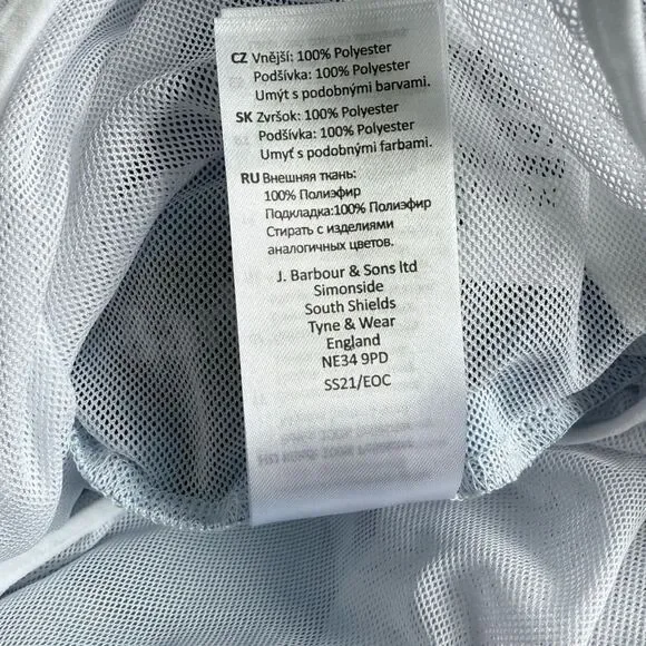 NWT Barbour Coastal Swim Shorts Light Blue XL Men’s Quick Dry Beachwear